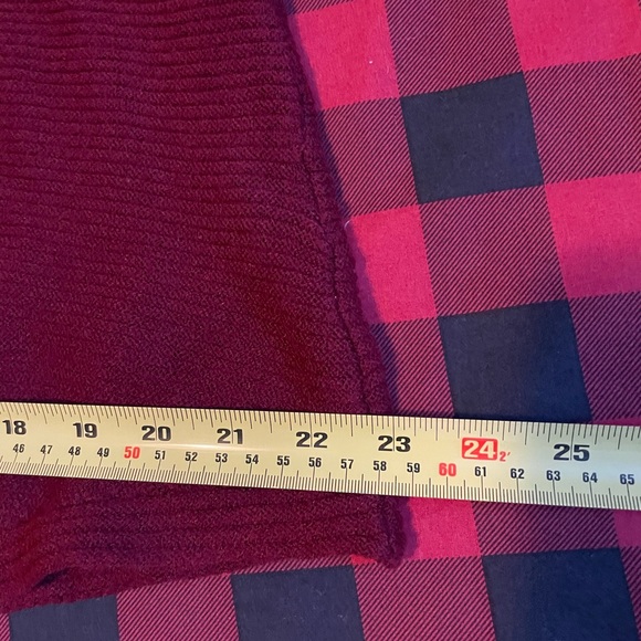 Red Coral Turtleneck Sweater Tunic - Picture 9 of 10